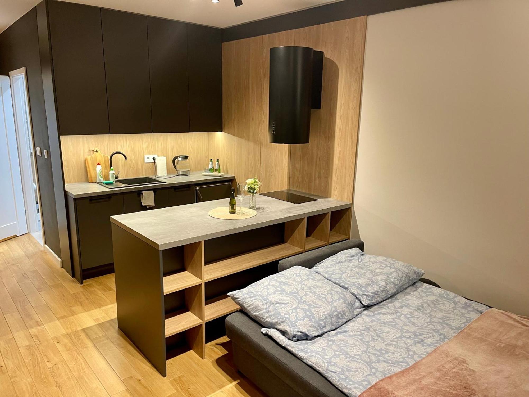 Apartamento Time&house Pileckiego Przy Centrum Onkologi I Klinice Novum Apartament Na Wylacznosc Pokoj,sypialnia,lozko, Lazienka,kuchnia *