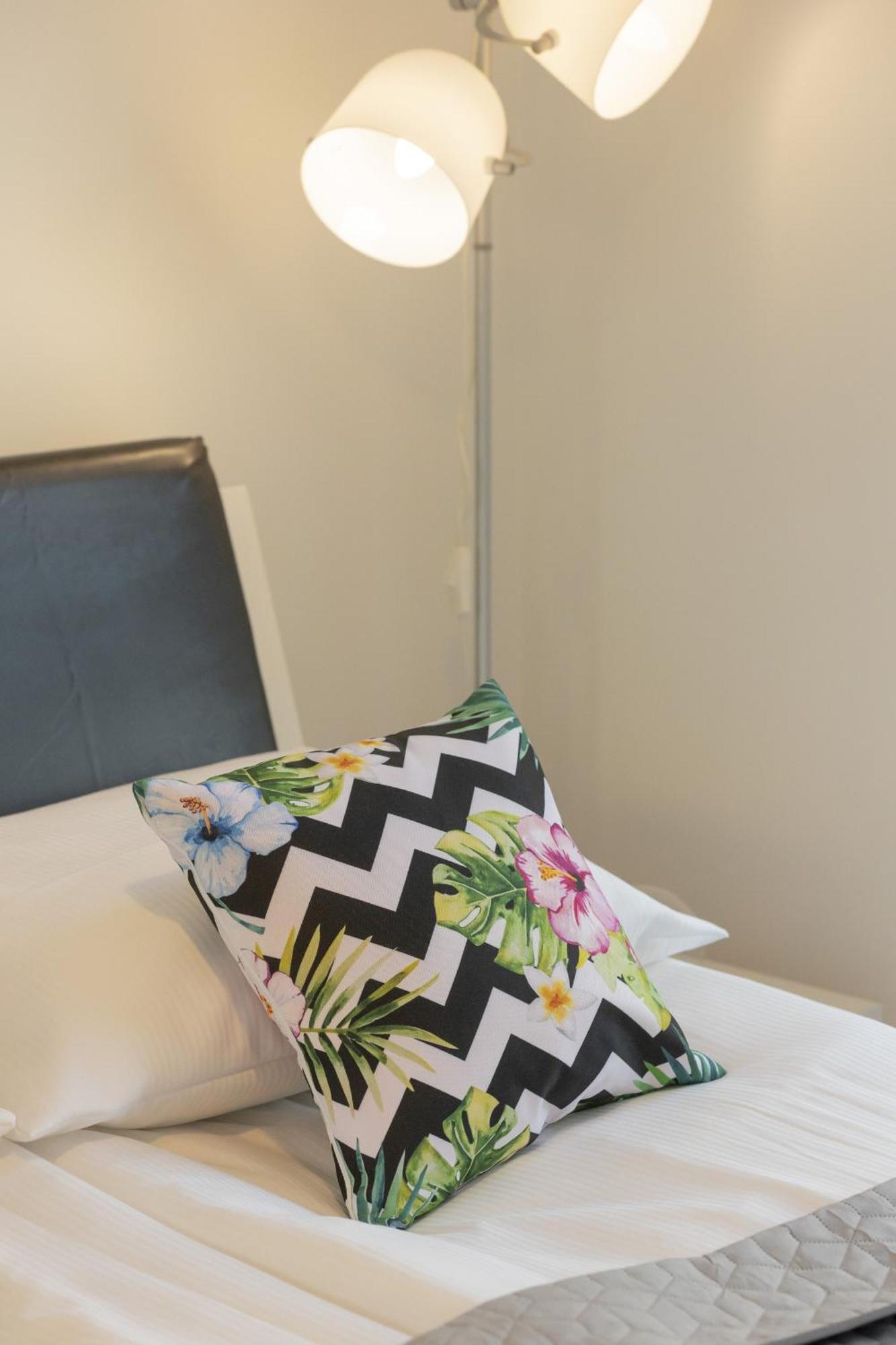Subtle Colors In With Furnished Balcony By Renters *