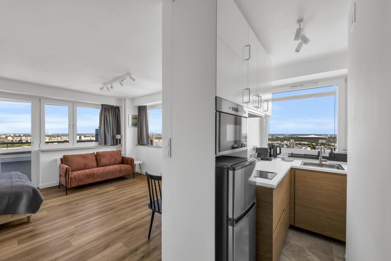 Apartament 21st Floor Centrum - Balcony, View, Ac - By Rentujemy
