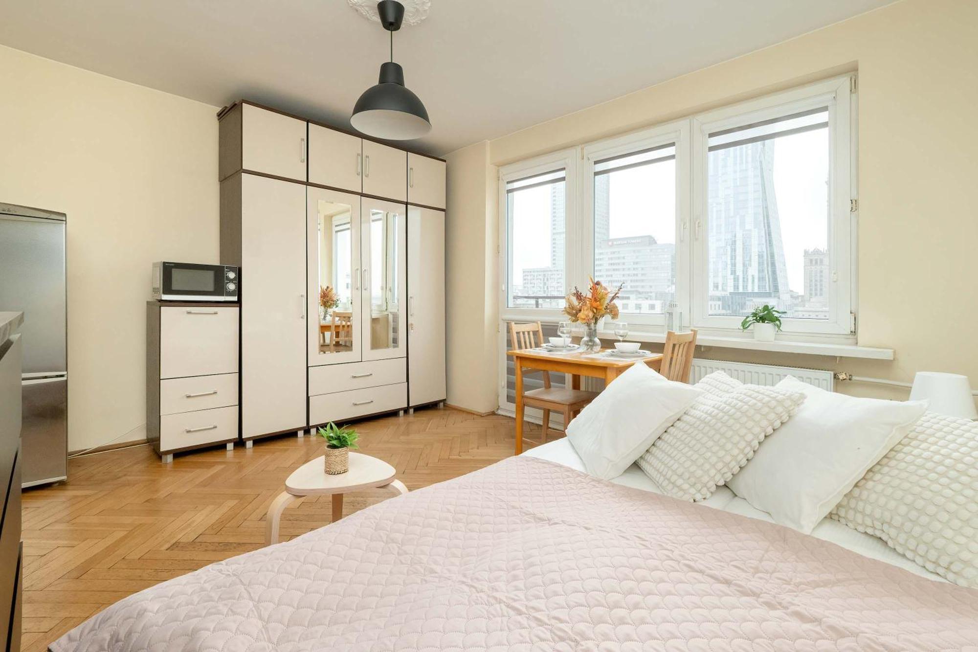 Przytulne W Centrum Warszawy Z Widokiem Na Miasto, Wanna I Balkonem By Rent Like Apartment *