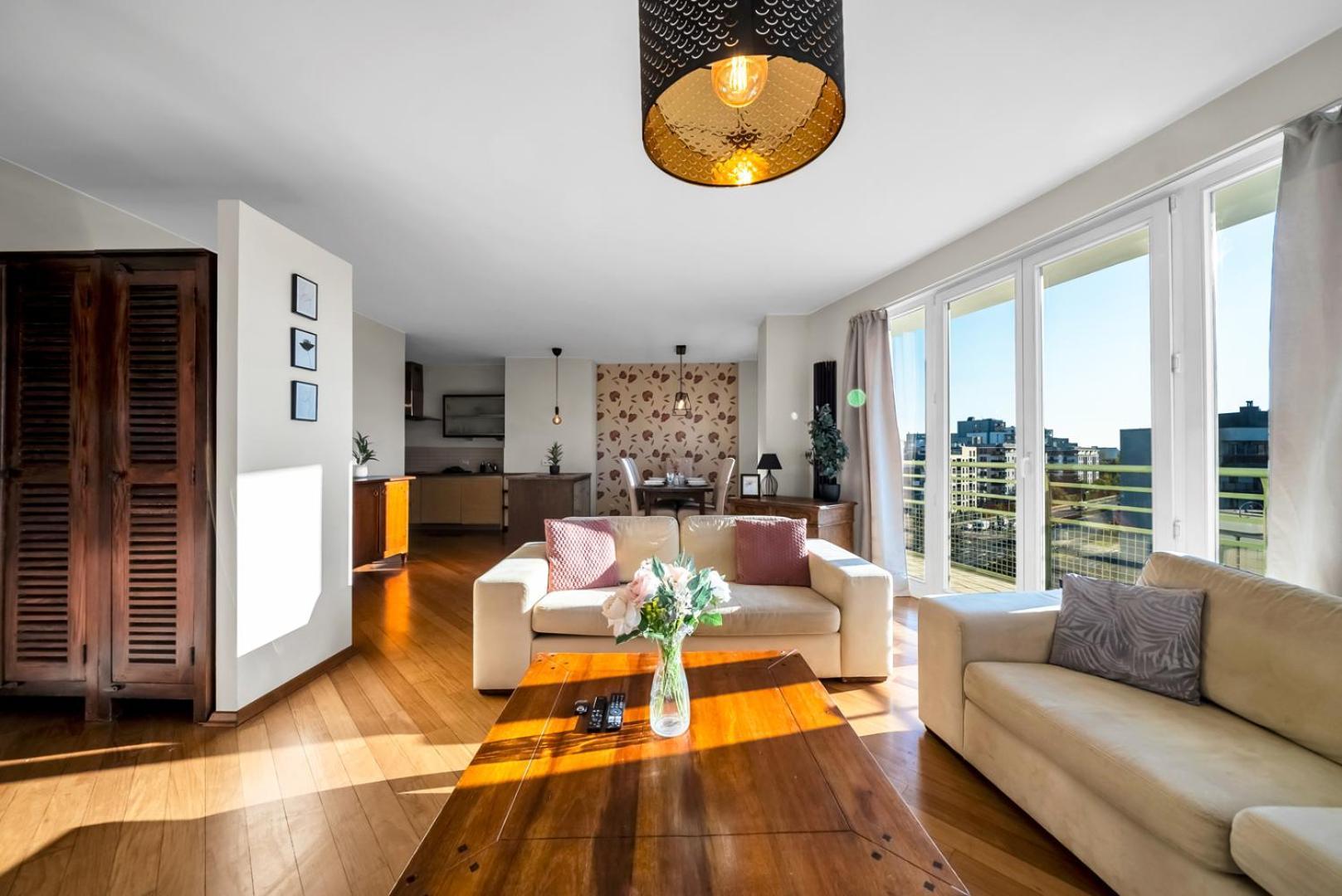 Apartamento Wilanowska - 123m2, Parking, Balcony&workspace - By Rentujemy