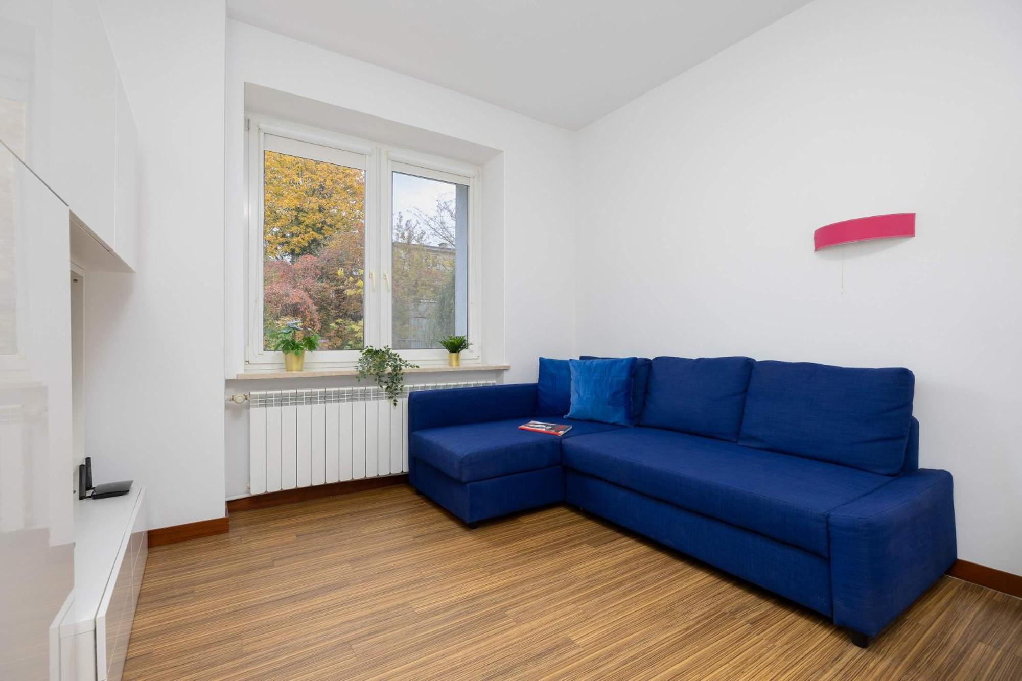 Apartment Mokotow Modern With Desk For Remote Work By Renters *