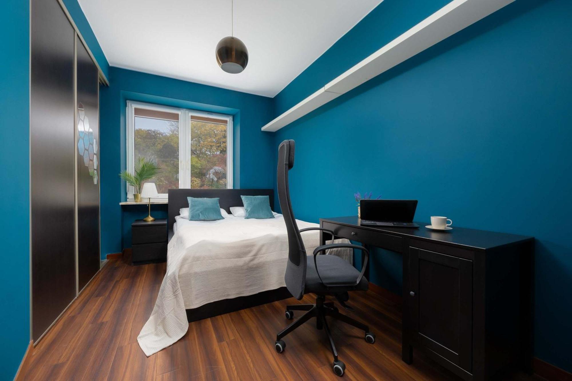 Mokotow Modern With Desk For Remote Work By Renters Apartment