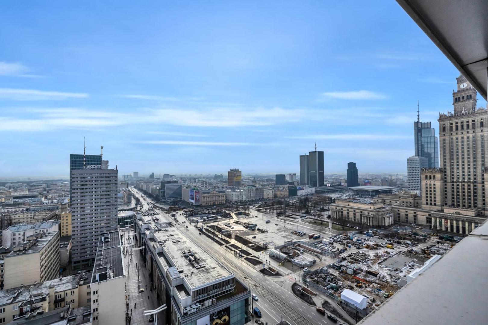 Apartment Zgoda 13 23rd Floor View Of Warsaw
