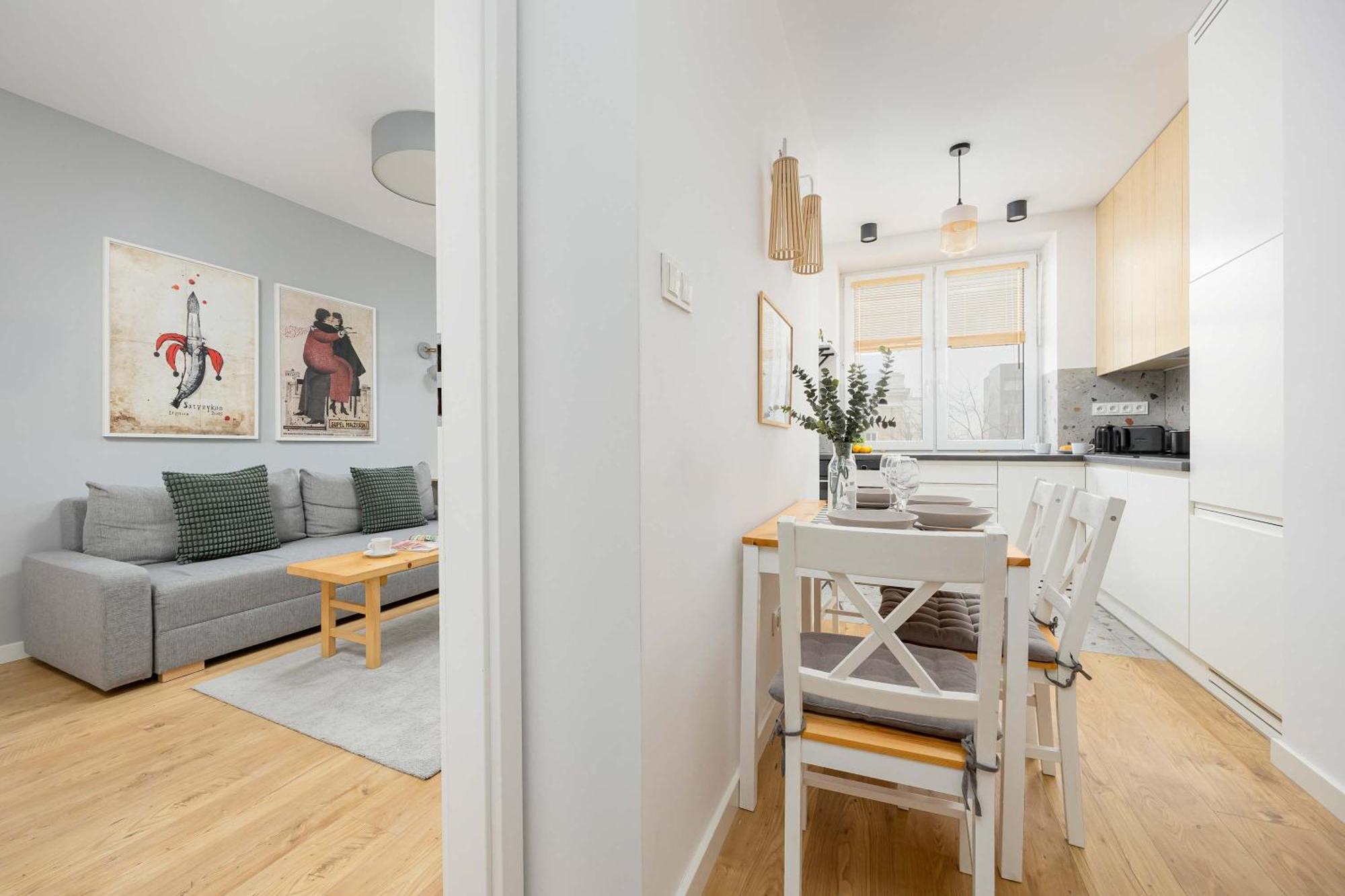Ogrodowa Cozy Near Mirowska Hall Warsaw's Wola By Renters Warszawa