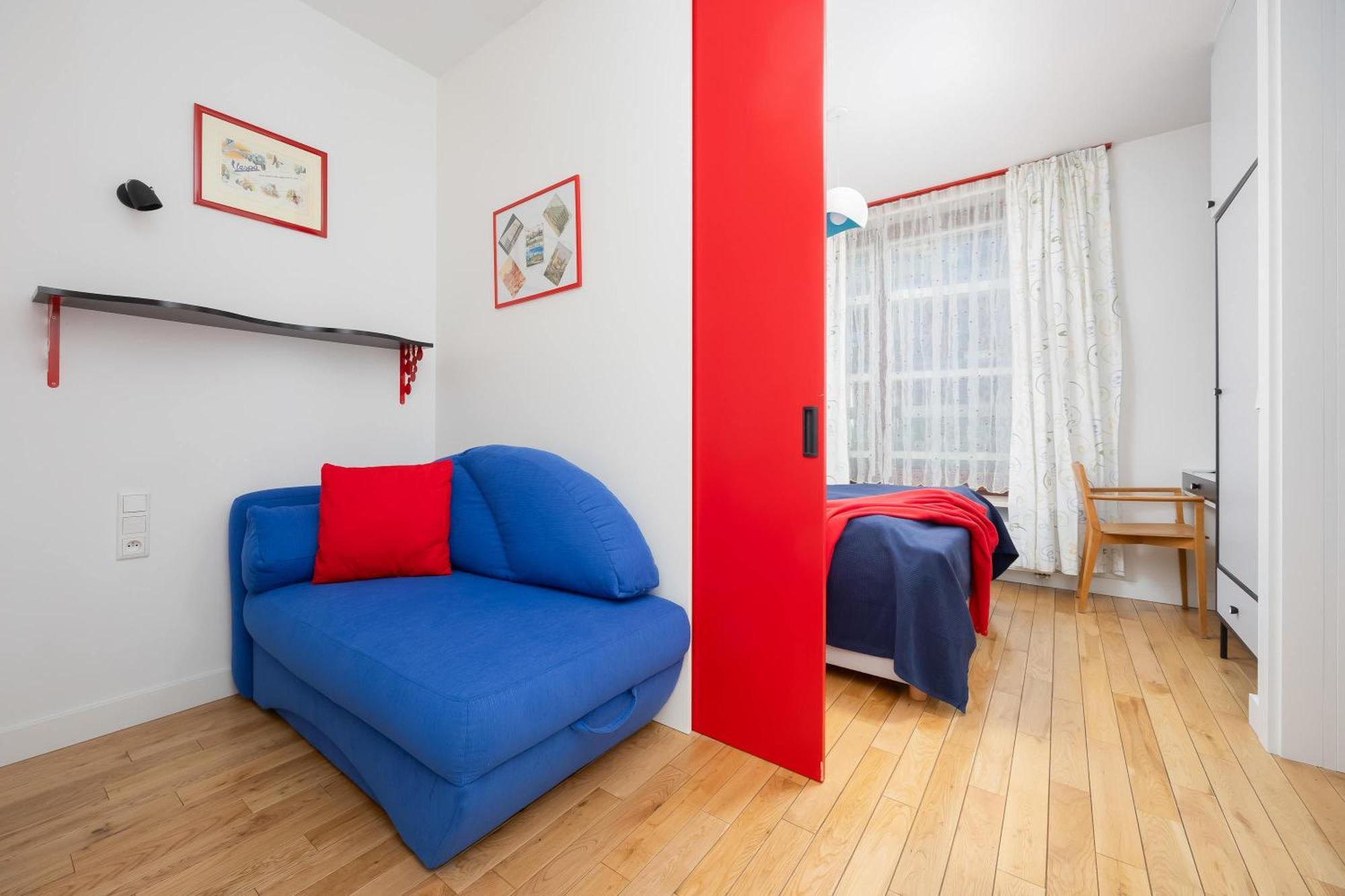 Leszczynska American Retro With Balcony Warsaw's Powisle By Renters Apartment *