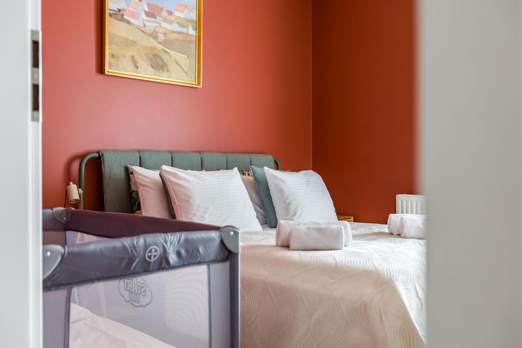 Apartment Soho Serenity By Aparo - Stadion Narodowy, Metro, Praga, Centrum, Balkon, Winda, Muzeum Neonow *