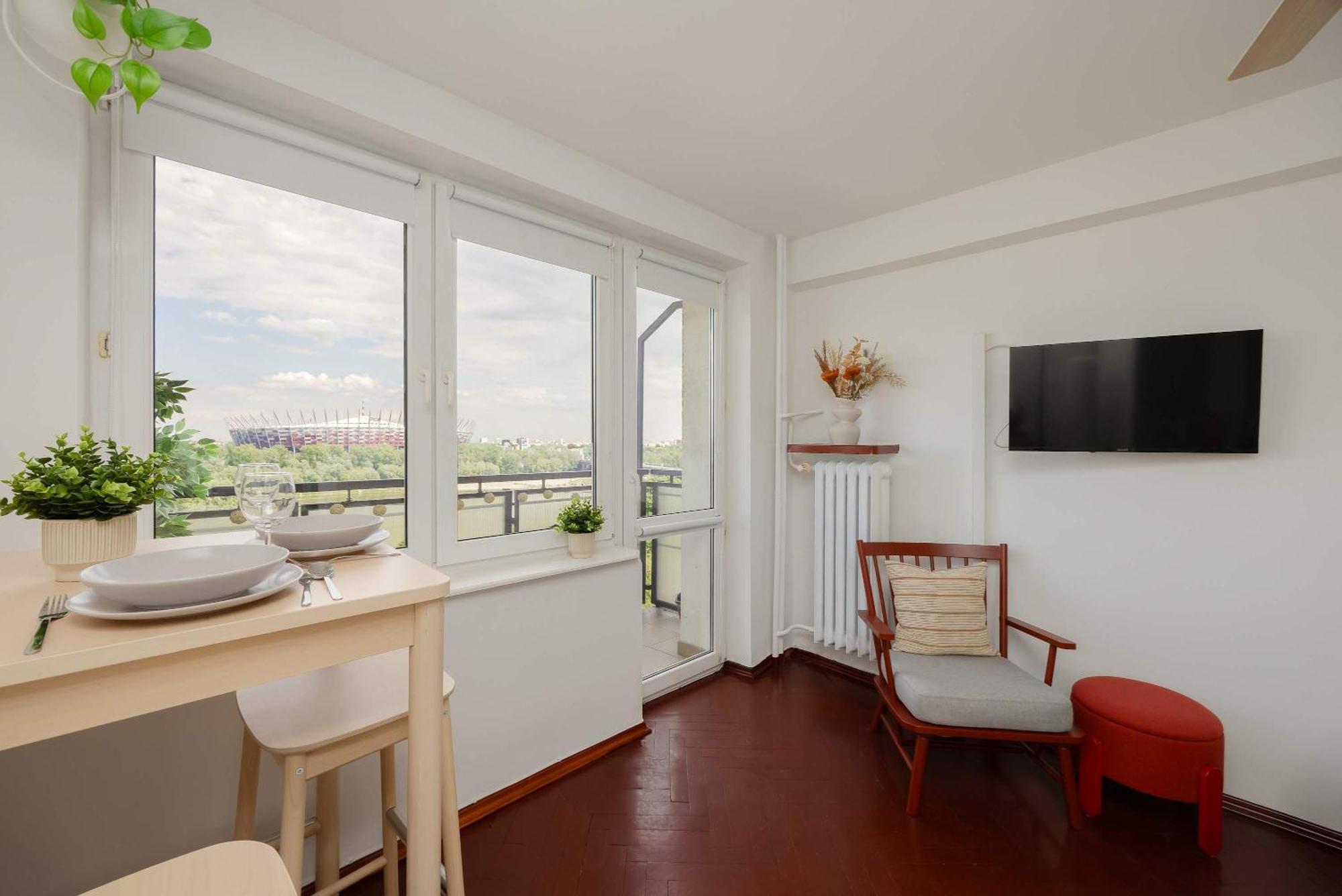 Salezego With Balcony Near Pge Narodowy By Renters Warszawa